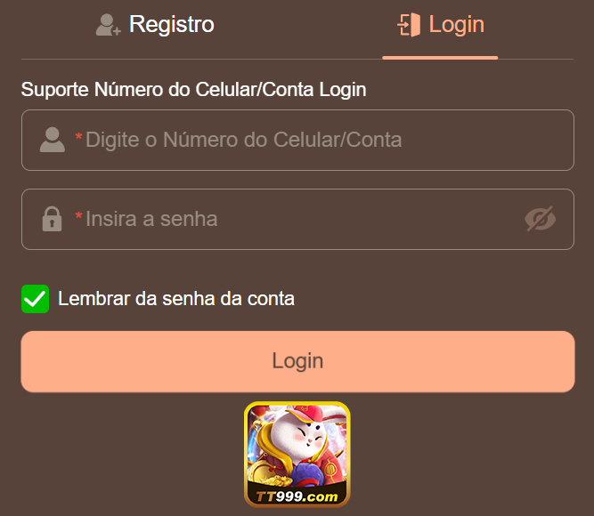 Login seguro na tt999.com